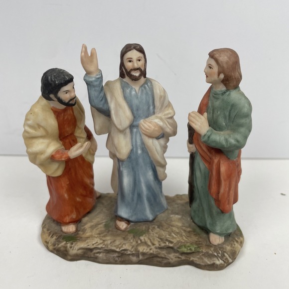 Other - 1990 Ceramica Excelsis THE WAY TO EMMAUS Figure 370/5000 Figurine RELIGION
